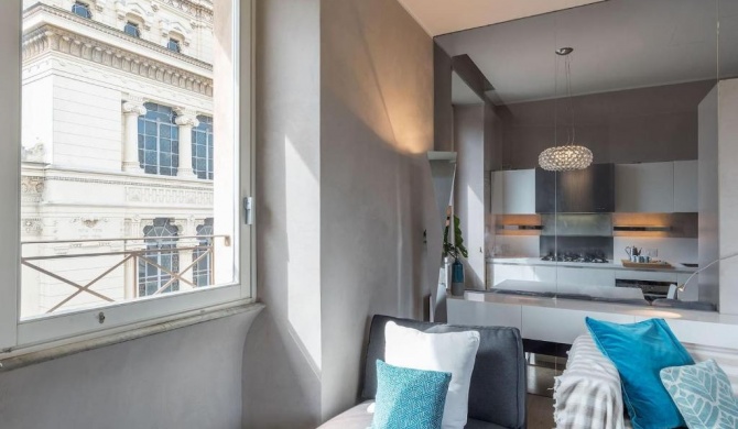 Stunning views over central Rome's rooftops